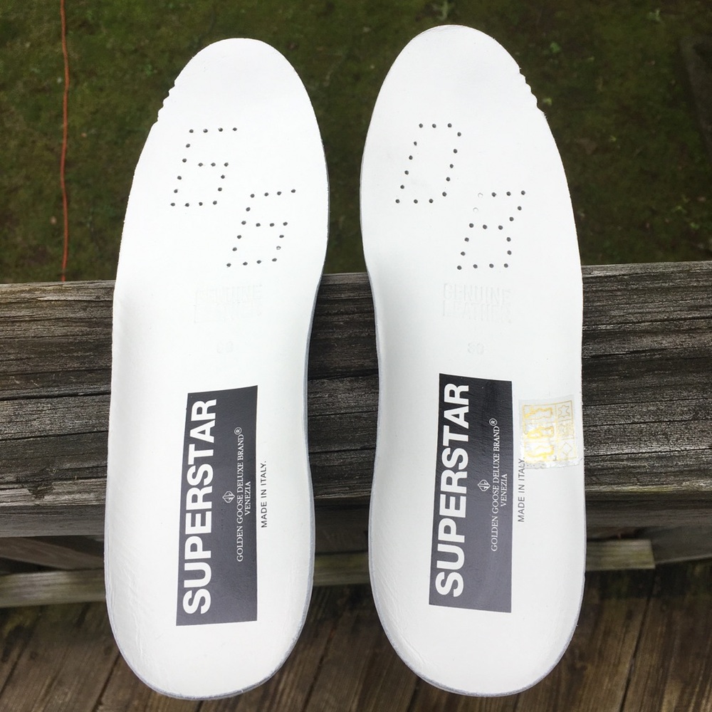 Golden Goose Superstar White Leather/Animalier NIB - Picture 7 of 9